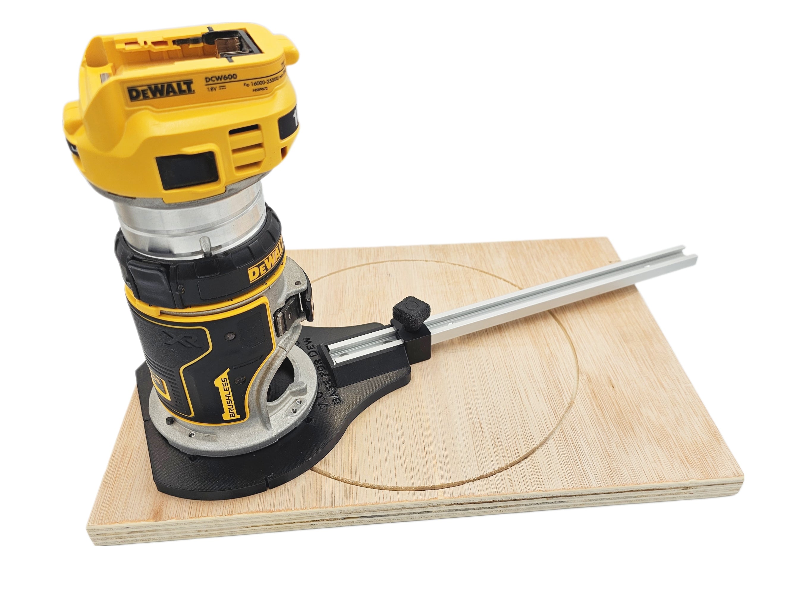 Dcw600 Router Base Dewalt DCW600 DCW604 D26200 circle jig adapter router base 230-1700mm ...