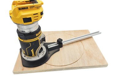 Dewalt DCW600 DCW604 D26200 circle jig adapter router base 230-1700mm