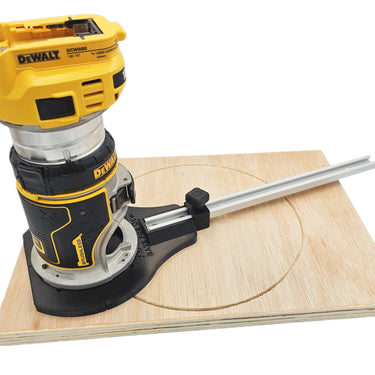 Dewalt DCW600 DCW604 D26200 circle jig adapter router base 230-1700mm