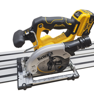 Dewalt DCS512 circular saw adapter guide rail base compatible with DEWALT guide rail track