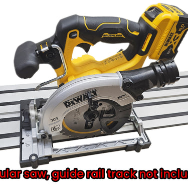 Dewalt DCS512 circular saw adapter guide rail base compatible with DEWALT guide rail track
