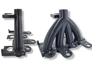 Blast gate 4 way 50mm vacuum dust extraction waste pipe systems splitter