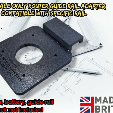 Makita DRT50 RT0700 RT0702 XTR01Z router adapter guide rail TRIMMER base compatible with MAKITA guide rail track