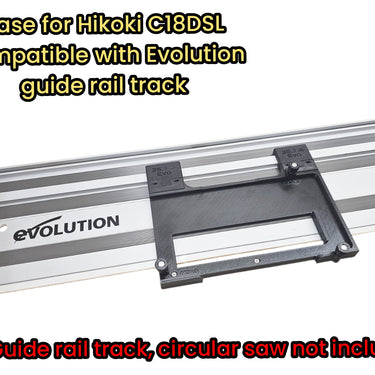 Hikoki C18DSL circular saw adapter guide rail base compatible with EVOLUTION guide rail track