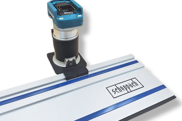 Makita DRT50 RT0700 RT0702 XTR01Z router adapter guide rail TRIMMER base compatible with SCHEPPACH guide rail track