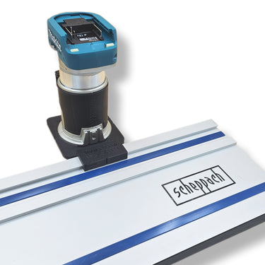 Makita DRT50 RT0700 RT0702 XTR01Z router adapter guide rail TRIMMER base compatible with SCHEPPACH guide rail track