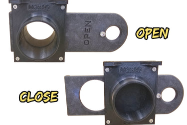 Blast gate 1 way 65mm vacuum dust extraction waste pipe systems