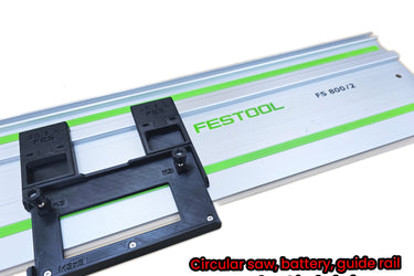 Bosch GKS12V-26 circular saw adapter guide rail base compatible with FESTOOL guide rail track