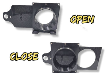 Blast gate 1 way 100mm vacuum dust extraction waste pipe systems