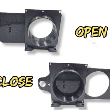 Blast gate 1 way 100mm vacuum dust extraction waste pipe systems