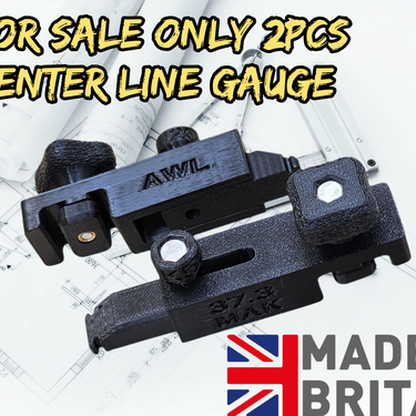 Triton 2in1 rail limit stops and center line gauge