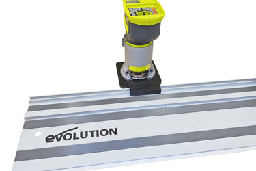 Ryobi RTR18-0 P601 router adapter guide rail TRIMMER base compatible with EVOLUTION guide rail track