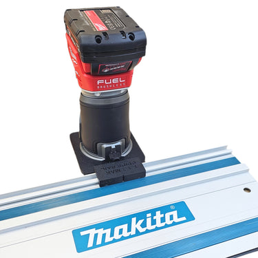 Milwauke M18 FRT 2723-20 router adapter guide rail TRIMMER base compatible with MAKITA guide rail track