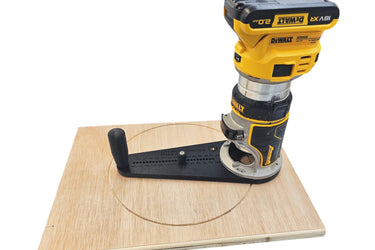 Dewalt DCW600 DCW604 D26200 2in1 router base Offset Circle Jig 120-370mm