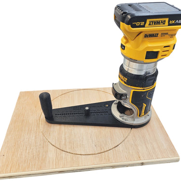Dewalt DCW600 DCW604 D26200 2in1 router base Offset Circle Jig 120-370mm