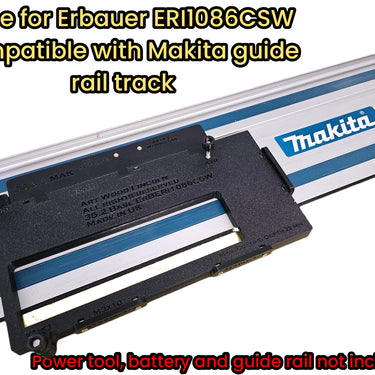 Erbauer ERI1086CSW circular saw adapter guide rail base compatible with MAKITA guide rail track