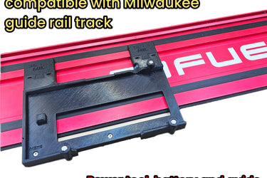 Erbauer ERI1081CSW circular saw adapter guide rail base compatible with MILWAUKEE guide rail track