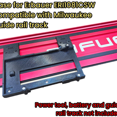 Erbauer ERI1081CSW circular saw adapter guide rail base compatible with MILWAUKEE guide rail track