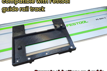 Erbauer ERI1081CSW circular saw adapter guide rail base compatible with FESTOOL guide rail track