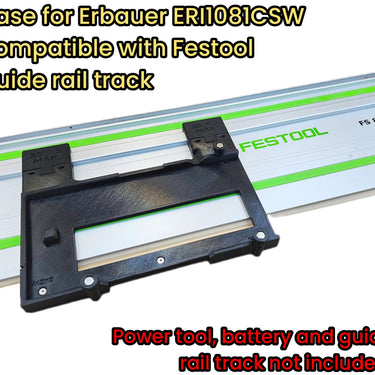 Erbauer ERI1081CSW circular saw adapter guide rail base compatible with FESTOOL guide rail track