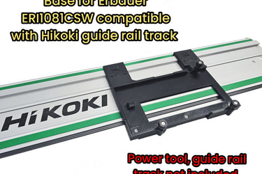 Erbauer ERI1081CSW circular saw adapter guide rail base compatible with HIKOKI guide rail track