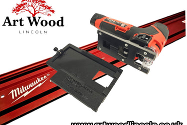 Milwaukee M12 FJS-0 jigsaw adapter guide rail base compatible with MILWAUKEE guide rail track