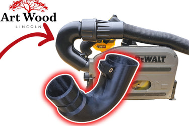 Adapter elbow 90 Degree DEWALT DCS520 DWS520 plunge saw Vacuum Hose Airlock
