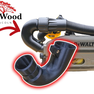Adapter elbow 90 Degree DEWALT DCS520 DWS520 plunge saw Vacuum Hose Airlock