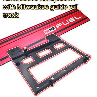 Erbauer ERI1085CSW circular saw adapter guide rail base compatible with MILWAUKEE guide rail track