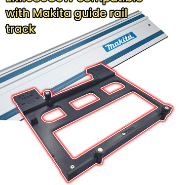 Erbauer ERI1085CSW circular saw adapter guide rail base compatible with MAKITA guide rail track