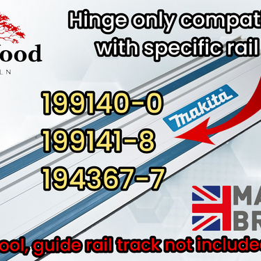 MAKITA Track Saw Guide Rail Hinge 99140-0 199141-8 194367-7