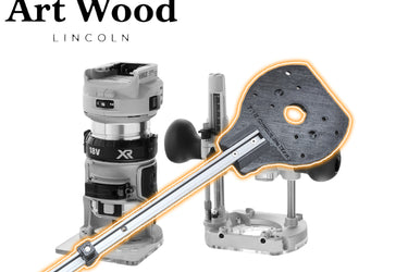 Dewalt DCW600 DCW604 D26200 circle jig adapter router base 230-1700mm