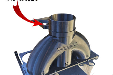 Blast gate 3 way 100mm vacuum dust extraction waste pipe systems splitter