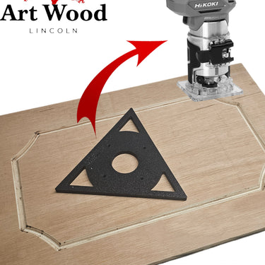 Hikoki M1808DA Triangular Triangle trim router sub-base door pattern