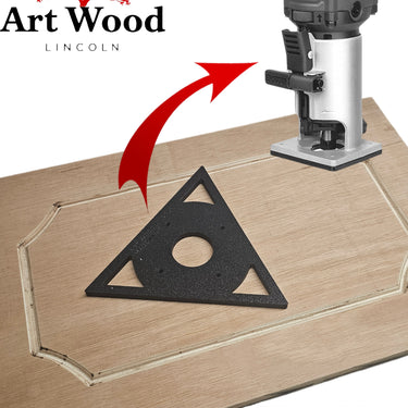 Erbauer EPR710 Triangular Triangle trim router sub-base door pattern
