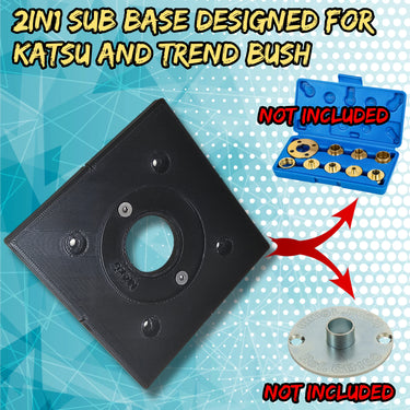 Erbauer ERI1111ROU guide bush KATSU TREND base plate trimmer