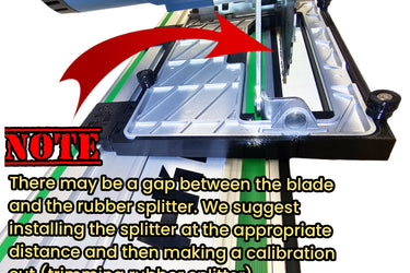 Erbauer ECS1400 circular saw adapter guide rail base compatible with EVOLUTION guide rail track