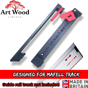 Set of wall mount holder bracket for MAFELL saw guide rail track single or double slot