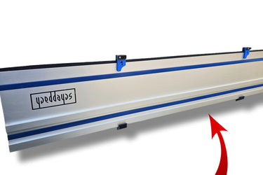 Set of wall mount holder bracket for SCHEPPACH saw guide rail track single or double slot