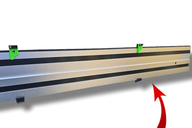 Set of wall mount holder bracket for RYOBI saw guide rail track single or double slot