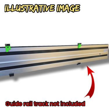 Set of wall mount holder bracket for RYOBI saw guide rail track single or double slot