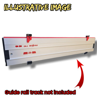 Set of wall mount holder bracket for MAFELL saw guide rail track single or double slot