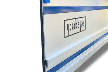 Set of wall mount holder bracket for SCHEPPACH saw guide rail track single or double slot