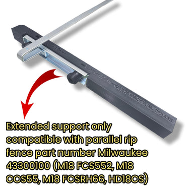 Extender parallel guide rip fence MILWAUKEE HD18CS M18CCS55 M18FCSRH6 M18 FCS552 43300100