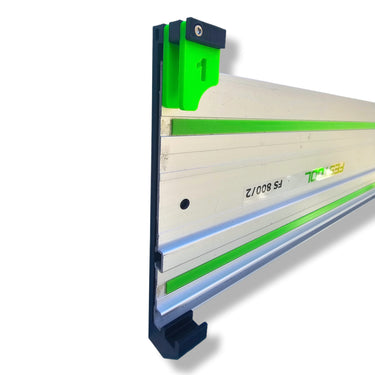Set of wall mount holder bracket for FESTOOL saw guide rail track single or double slot