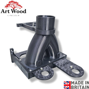 Blast gate 2 way 50mm vacuum dust extraction waste pipe systems splitter