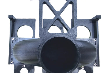 Blast gate 3 way 50mm vacuum dust extraction waste pipe systems splitter