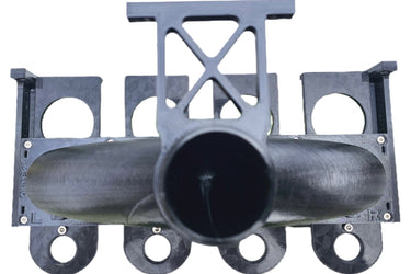 Blast gate 4 way 50mm vacuum dust extraction waste pipe systems splitter