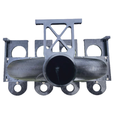 Blast gate 4 way 50mm vacuum dust extraction waste pipe systems splitter