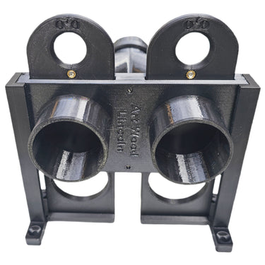Blast gate 2 way 50mm vacuum dust extraction waste pipe systems splitter